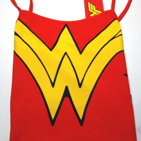NWT - OFFICIAL LICENSED WONDER WOMAN HALTER TOP - Picture 7 of 7